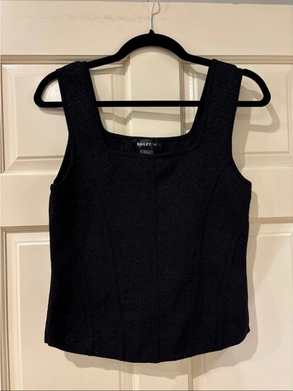 Bailey 44 Black Square-Neck Camisole